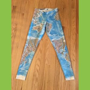 Black Milk Map Leggings RARE